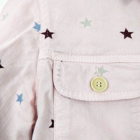 Isabel Marant Dali Star Denim Jacket Pink 34 2 - Picture 7 of 11
